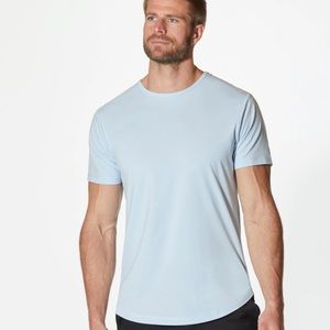 Cuts Clothing Curve-Hem SLUB-Pyca Sky M